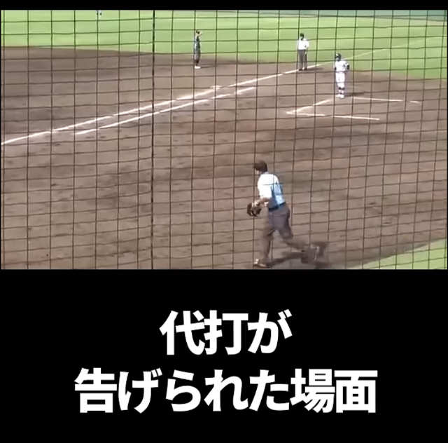 高校野球　代打　主審